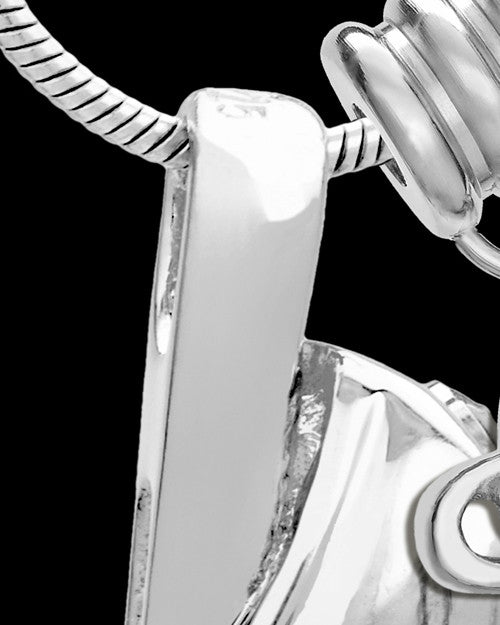 Sterling Silver Grace Cremation Urn Pendant - December