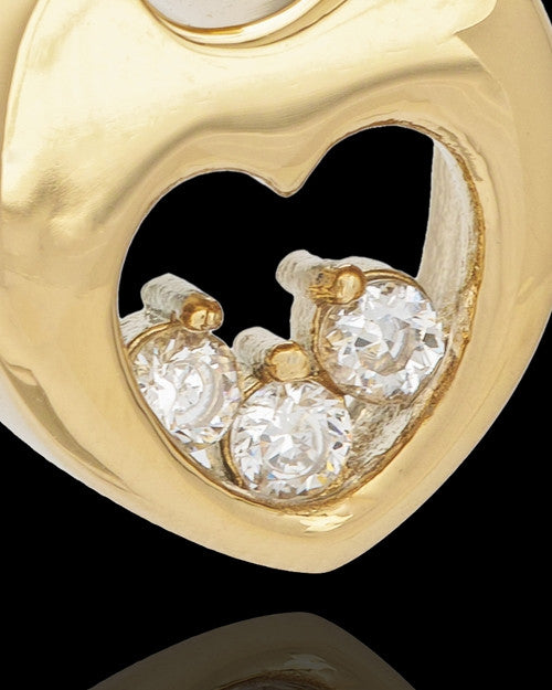 Gold Plated Connections Cremation Urn Pendant