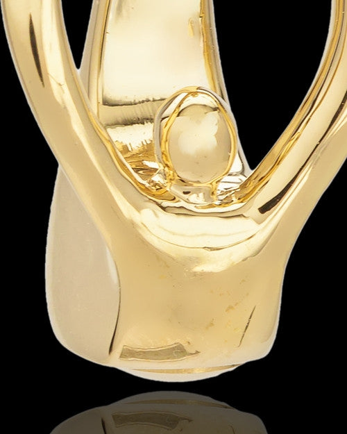 Gold Plated Parental Love Cremation Urn Pendant