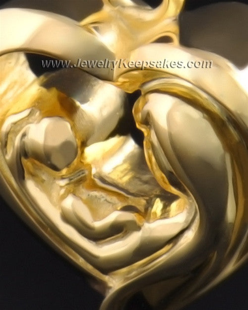 Bond of Love Gold Plated Heart Keepsake
