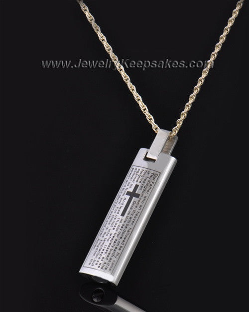 Stainless Steel The Lord's Prayer Cylinder