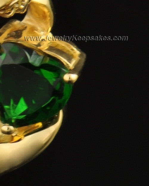 Gold Plated Envious Cremation Necklace