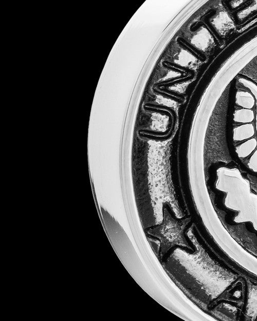 Stainless Military Medallion-Army Urn Pendant