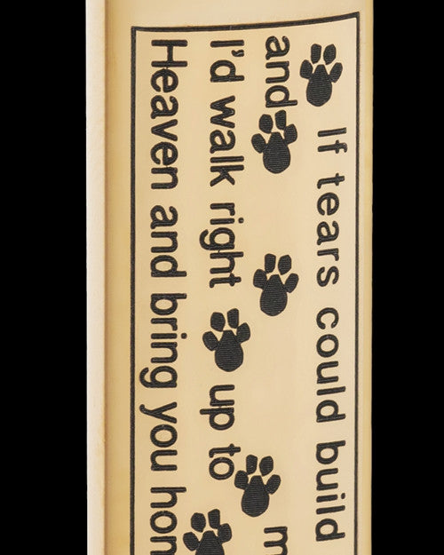 Gold Plated Sentimental Cylinder Pet Urn Pendant