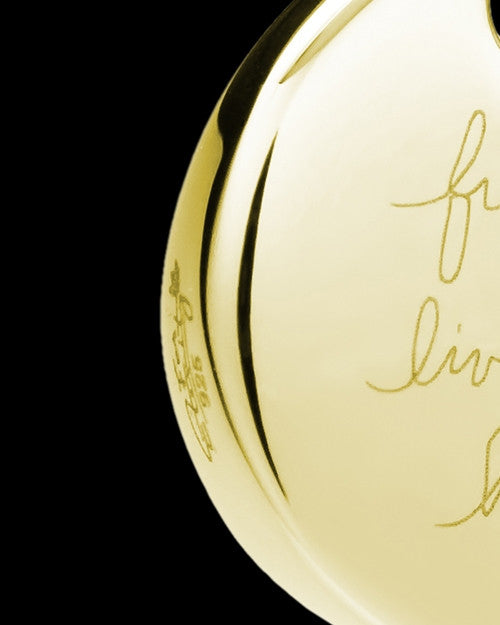 Gold Plated Ambition Cremation Urn Pendant