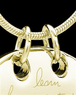Gold Plated Ambition Cremation Urn Pendant