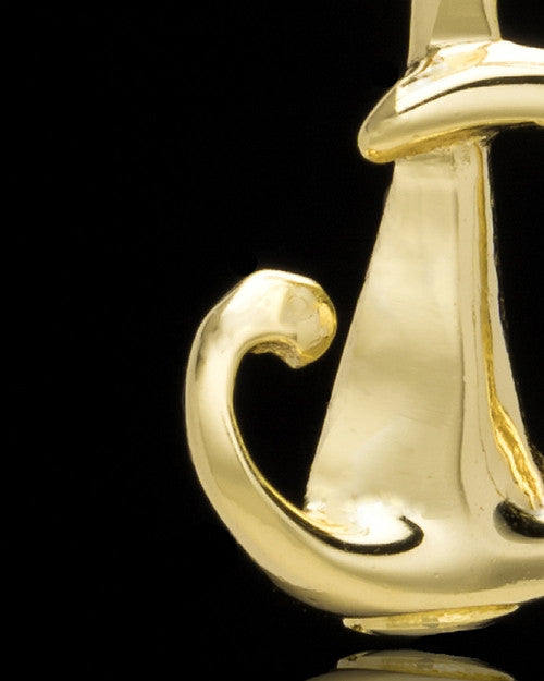 Gold Plated "B" Keepsake Jewelry