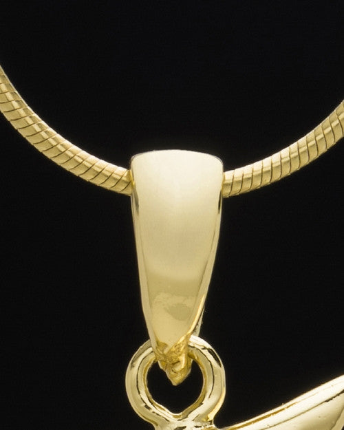 Gold Plated "F" Keepsake Jewelry