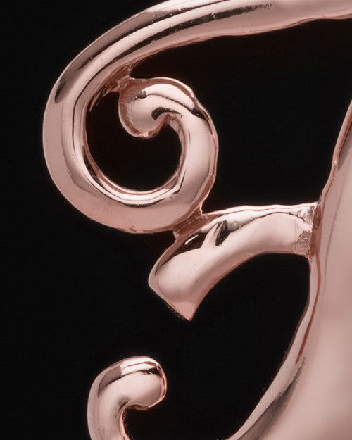 Rose Gold Plated "F" Keepsake Jewelry