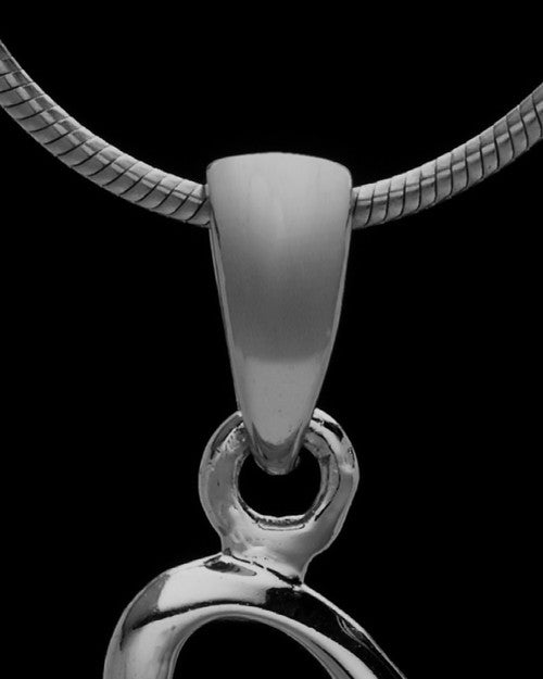 Black Plated "I" Keepsake Jewelry
