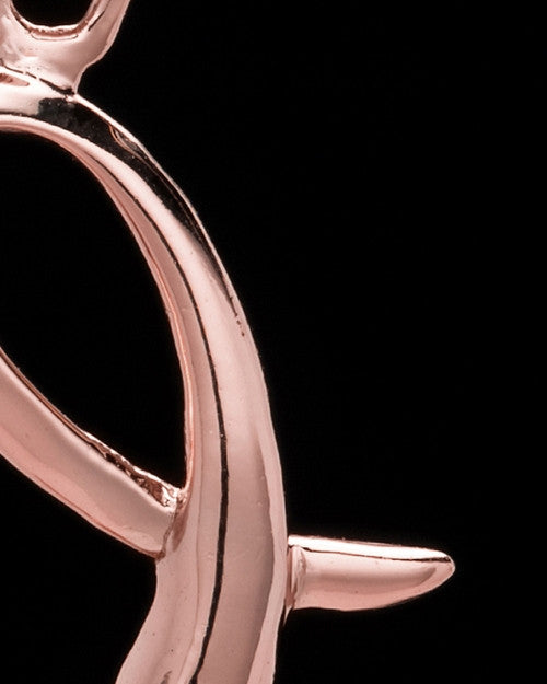 Rose Gold Plated "I" Keepsake Jewelry