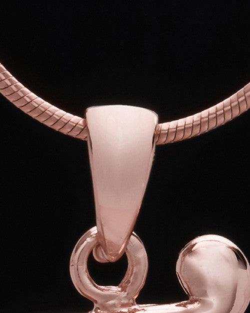 Rose Gold Plated "J" Keepsake Jewelry