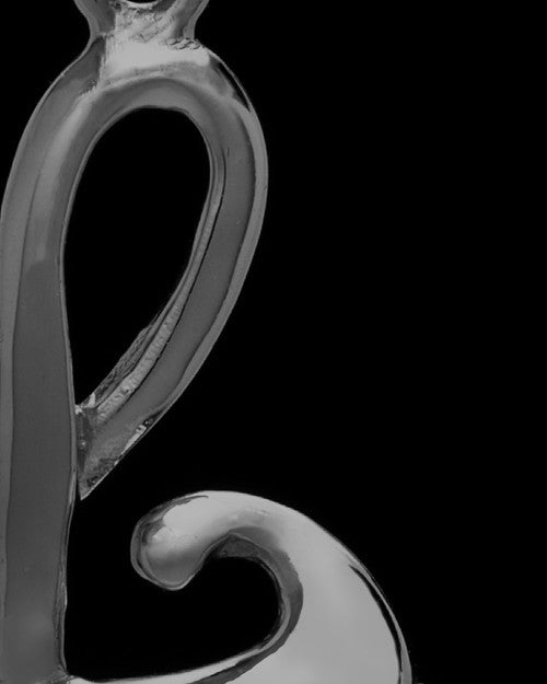 Black Plated "L" Keepsake Jewelry