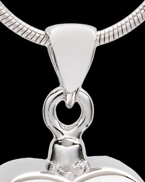 Sterling Silver Gentle Heart Urn Pendant