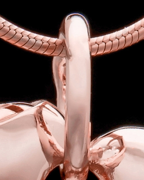 Rose Gold Plated Stylish Heart Keepsake Jewelry