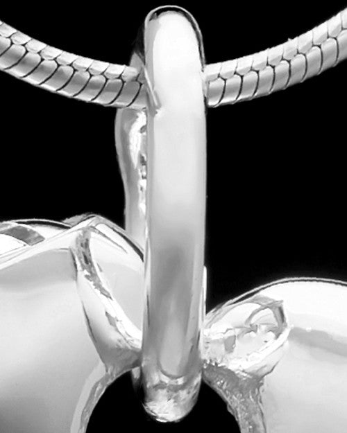 Sterling Silver Stylish Heart Keepsake Jewelry