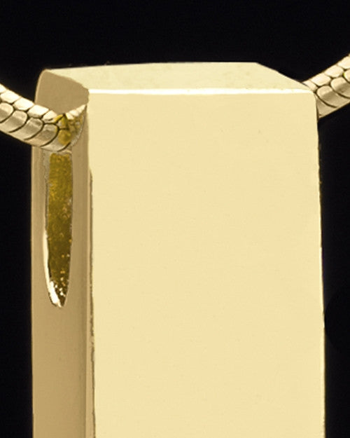 Gold Plated Classy Cylinder Keepsake Jewelry