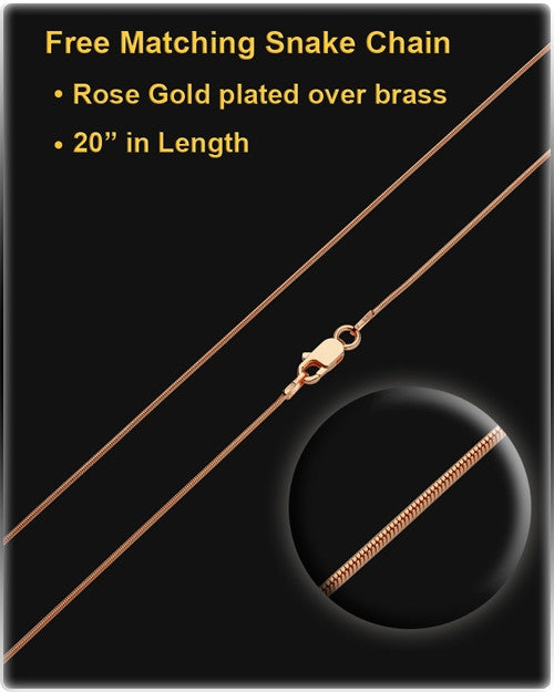 Rose Gold Plated Blush Love Keepsake Jewelry