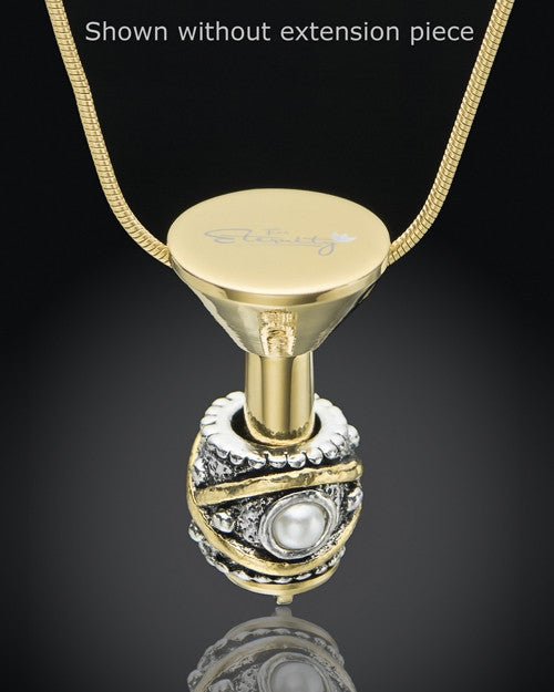 Gold Plated Stainless Millenium Cremation Pendant