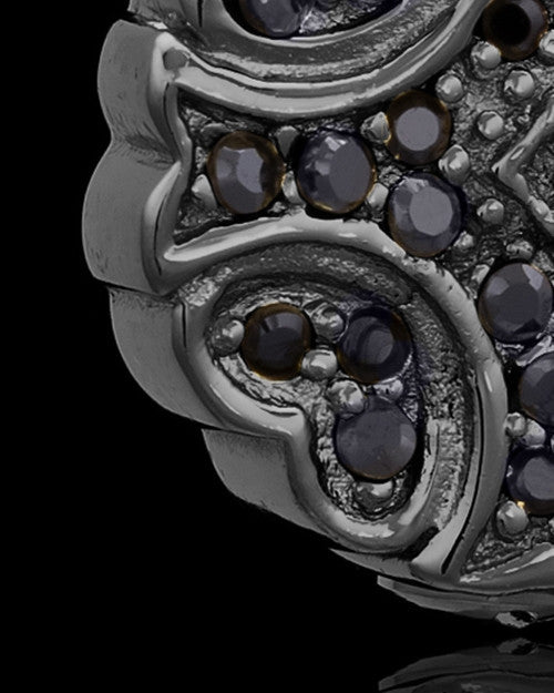 Black Plated Brilliance Keepsake Jewelry