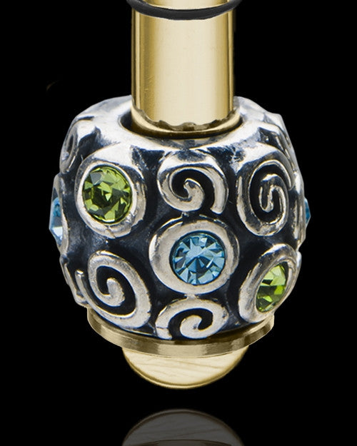 Gold Plated Stainless Millenium Cremation Pendant with Trusting Charm