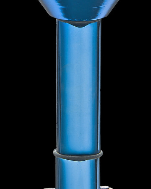 Blue Stainless Millenium Cremation Pendant with Sparkle Charm