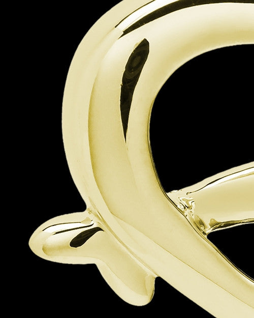 Gold Plated Leaping Love Heart Keepsake Jewelry