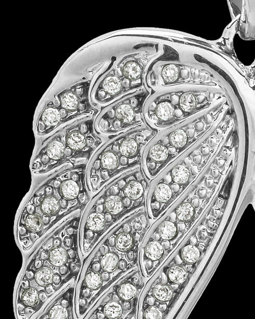 Sterling Silver Wings of Grace Cremation Pendant