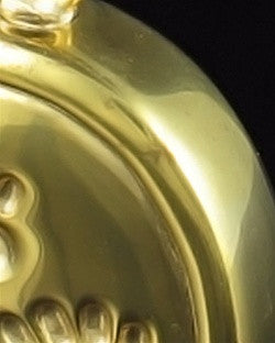 Cremation Necklace Gold Plated By Your Side Oval Keepsake