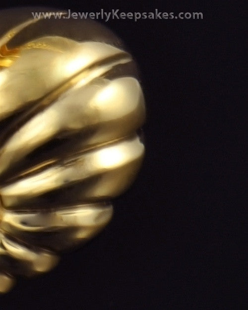 Memorial Locket Gold Plated Roses Heart Keepsake