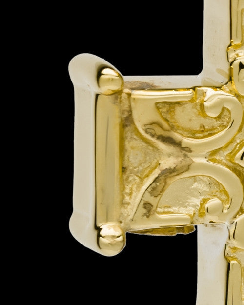 Cremation Locket Gold Plated Elegant Companion Cross Keepsake