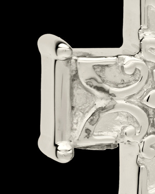 Cremation Locket 14K White Gold Companion Elegant Cross Keepsake