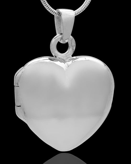 Necklace Urn Sterling Silver Memory Heart