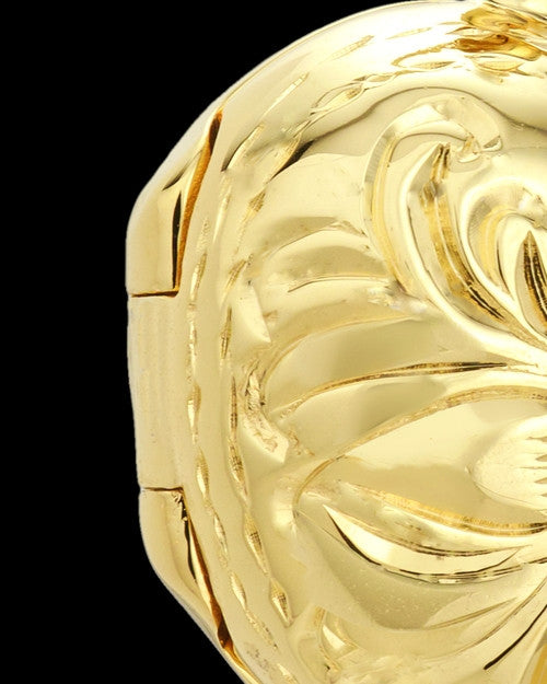 Cremation Jewelry 14K Gold Daisy Heart Keepsake
