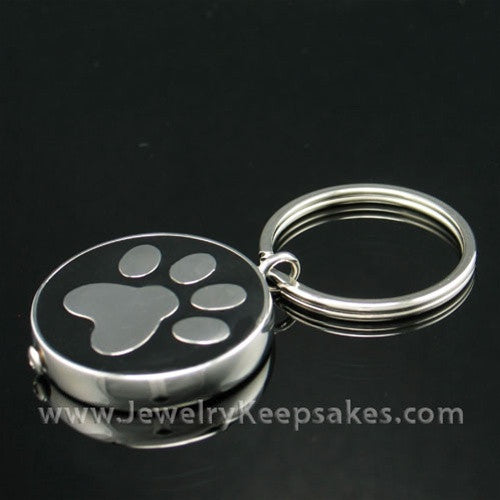 Pet Memorial Jewelry Stainless Nightly Walk Keychain Keepsake
