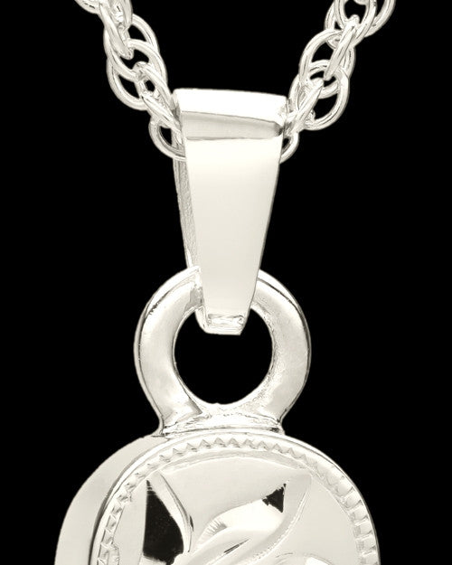Locket Jewelry 14K White Gold Majesty Cylinder Keepsake