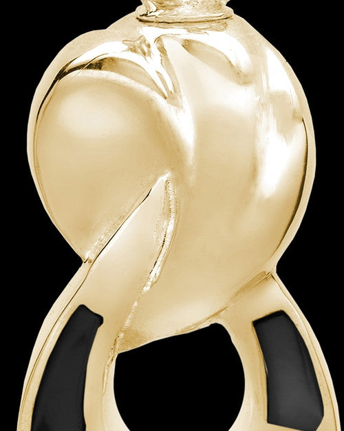 Gold Plated Traditional Companion Infinity Urn Pendant - 2 Person
