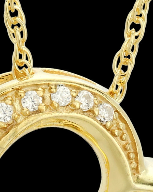 Memorial Pendant 14K Gold Passion Heart
