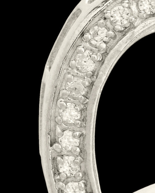 Memorial Pendant 14K White Gold Passion Heart