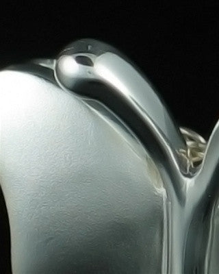 Cremation Necklace Sterling Silver Butterflies Keepsake