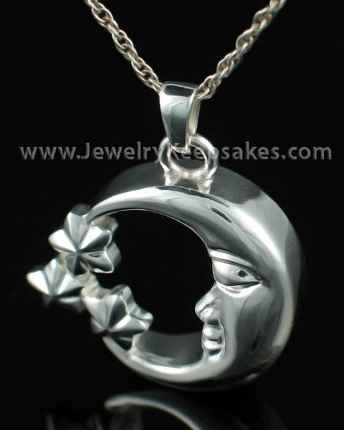 Jewelry Urn Sterling Silver Starry Night Keepsake