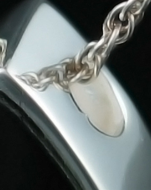 Cremation Necklace Sterling Silver Nighttime Miss You Keepsake