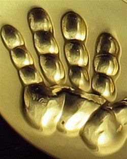 Remembrance Jewelry Gold Plated My Hand Pink Keepsake