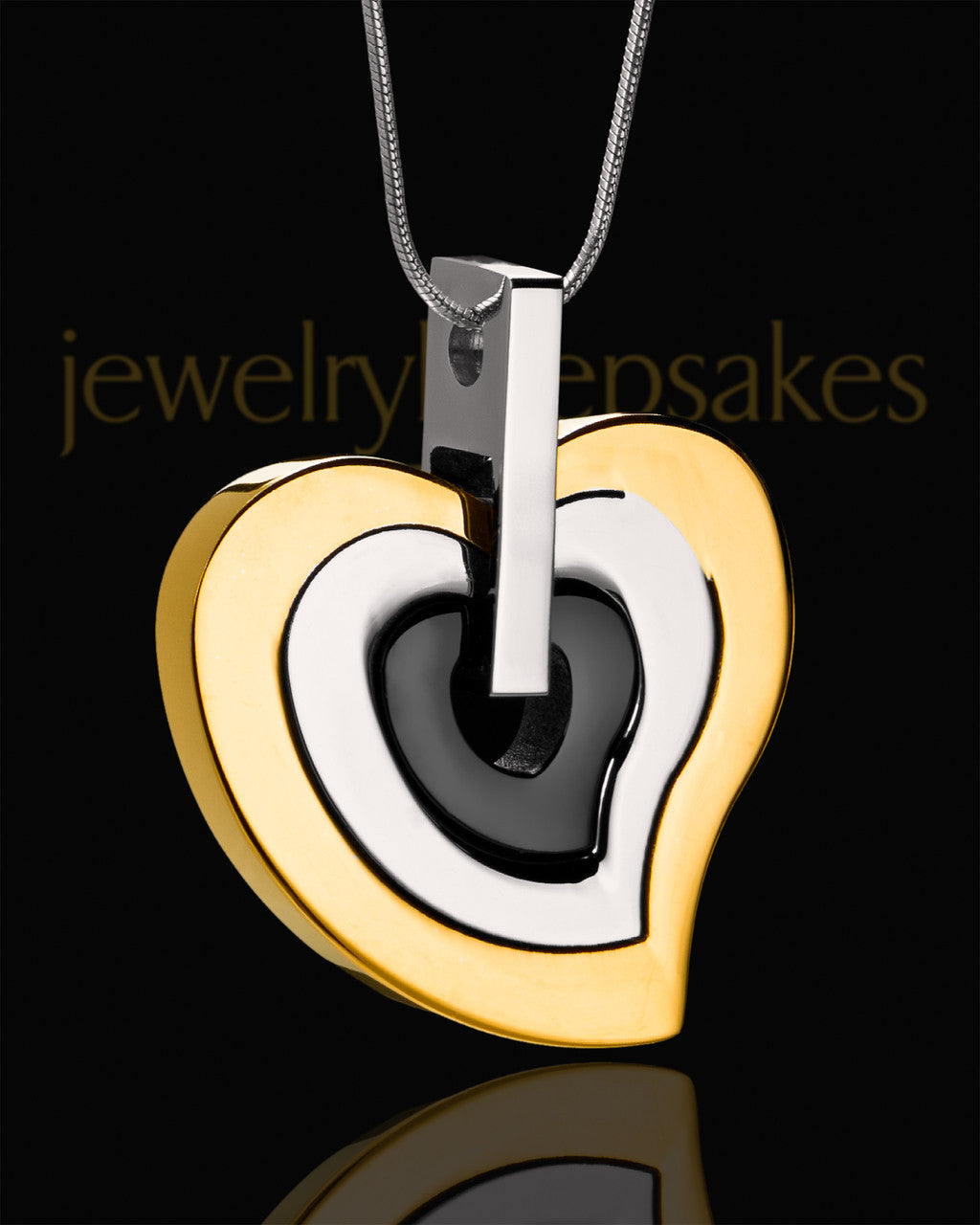 Urn Locket Gold Plated Gracious Heart