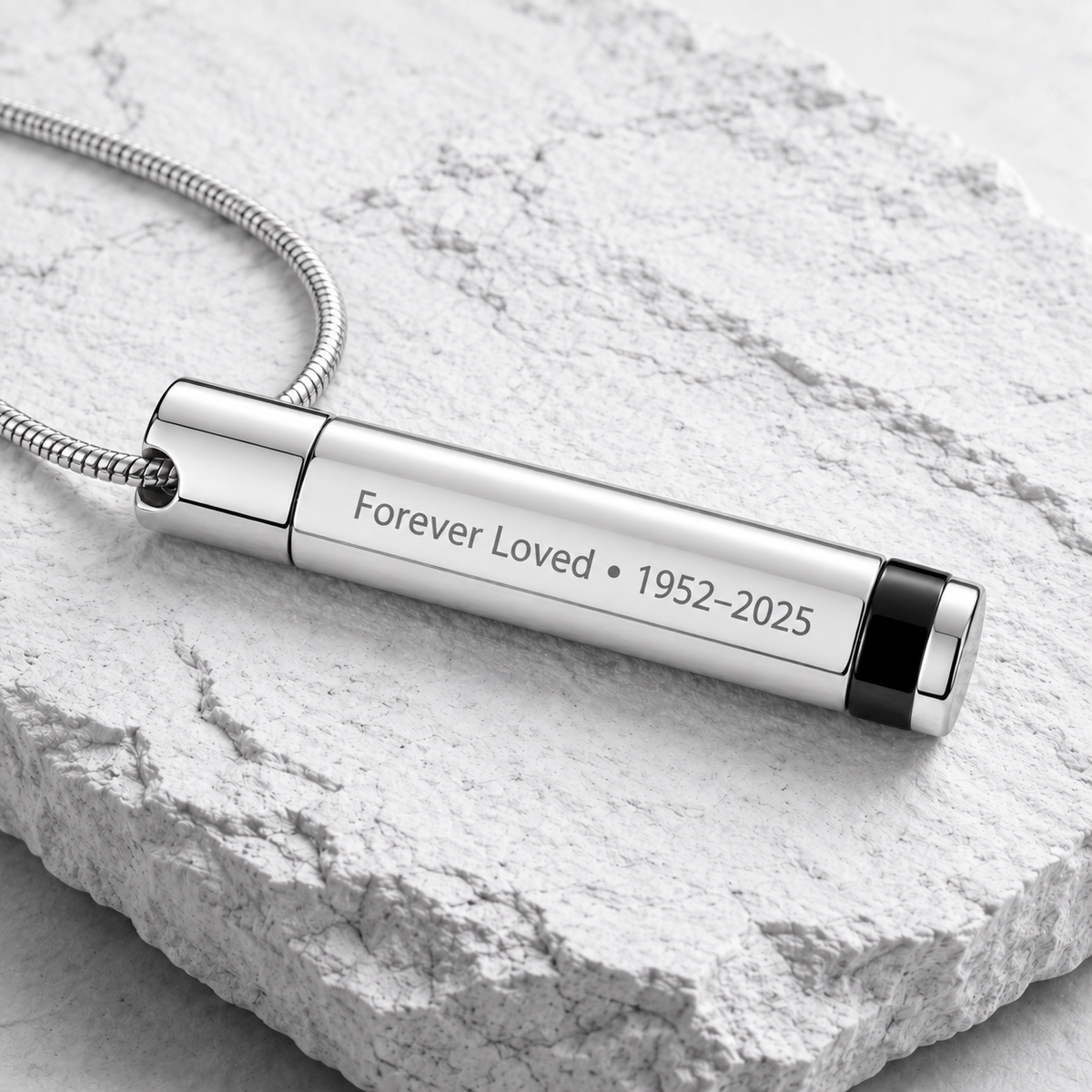 Stainless Steel Courageous Ash Cylinder