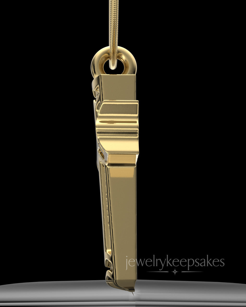 Gold Plated Sterling Permanently Sealed Waterproof Jewelry Elysian Cross