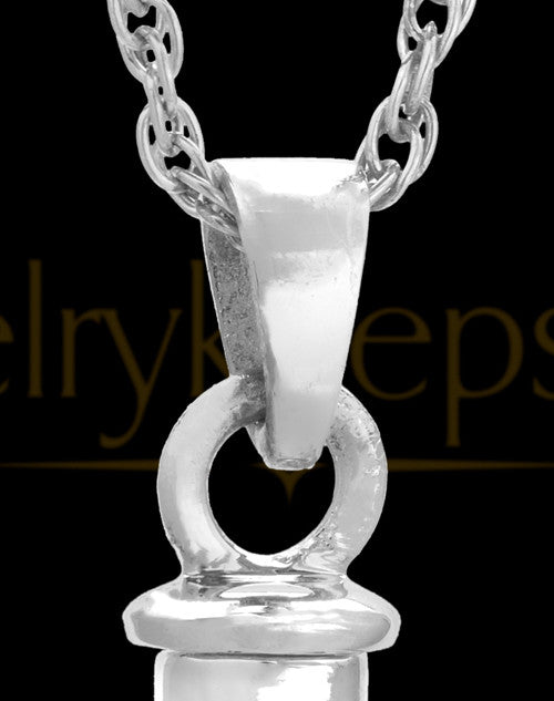 Urn Locket Small Heart - Sterling Silver