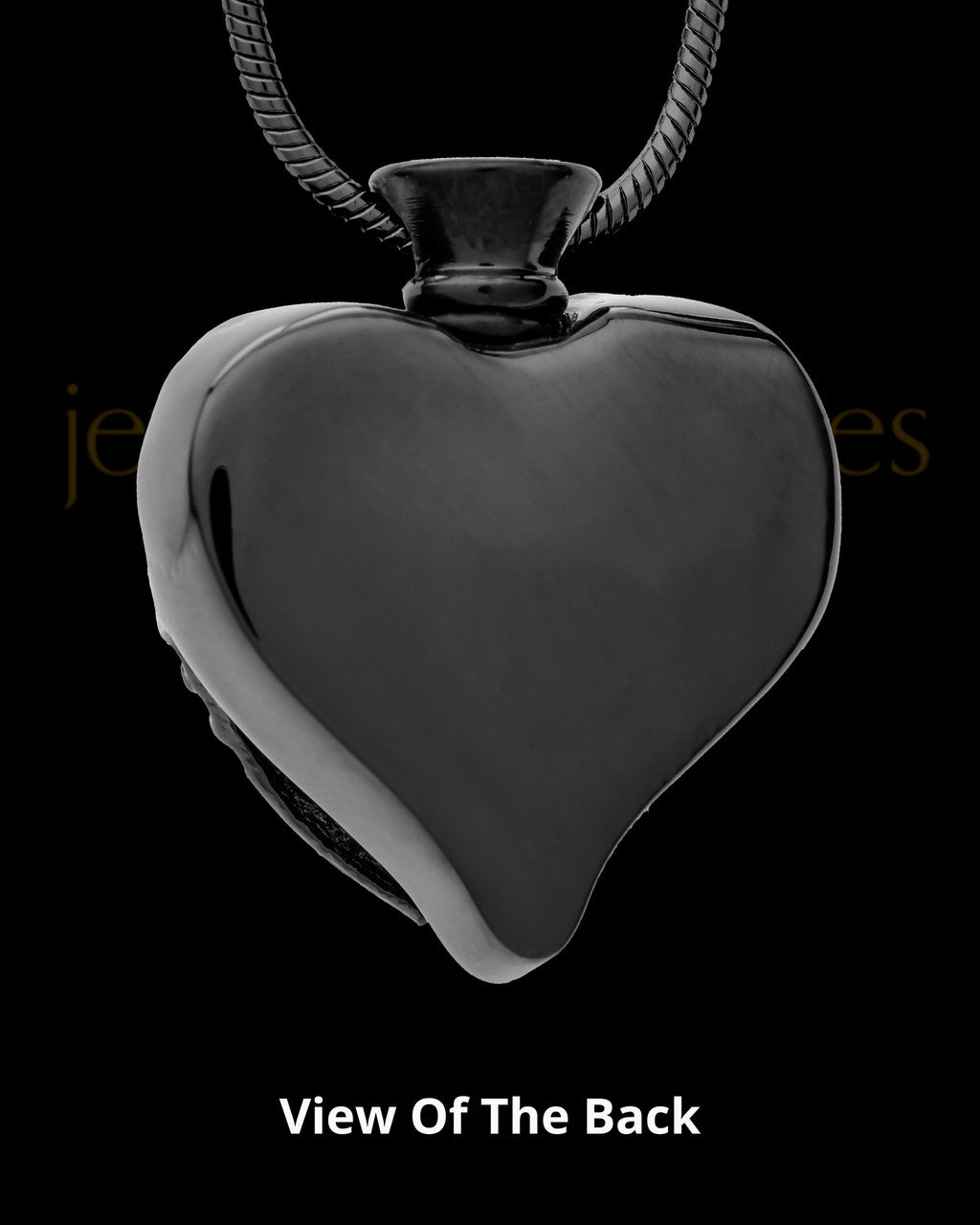 Black Plated Stainless Steel Purple Fond Emotions Jewelry Keepsake