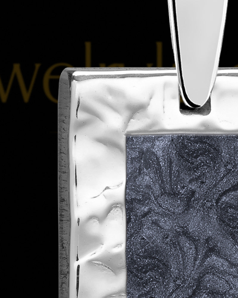 Solid 14K White Gold Euphoric Ash Jewelry
