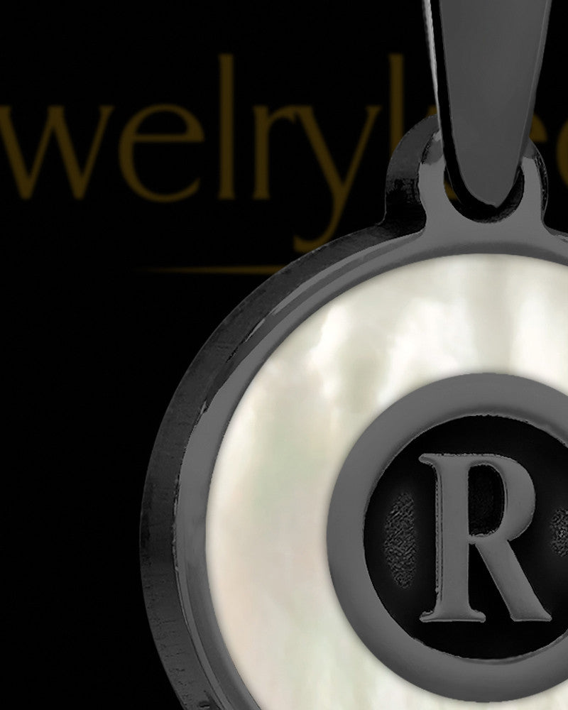Flawless Initial Black Ash Jewelry